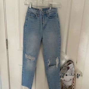 Straight slim jeans